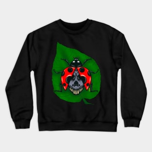 Ladybug skull Crewneck Sweatshirt